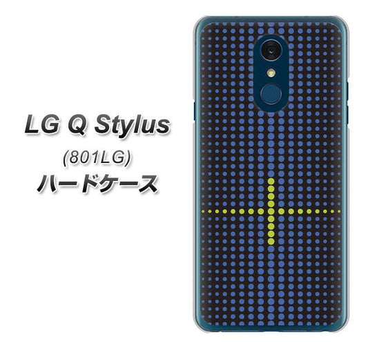 Y!mobile LG Q Stylus 801LG 高画質仕上げ 背面印刷 ハードケース【IB907  グラデーションドット】