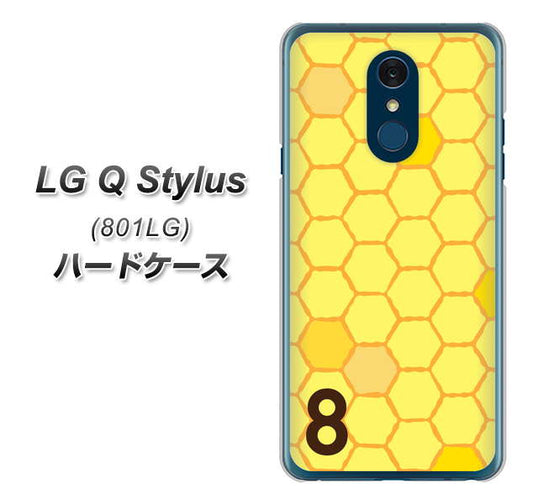 Y!mobile LG Q Stylus 801LG 高画質仕上げ 背面印刷 ハードケース【IB913  はちの巣】