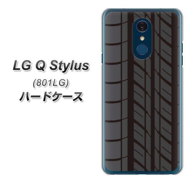 Y!mobile LG Q Stylus 801LG 高画質仕上げ 背面印刷 ハードケース【IB931 タイヤ】