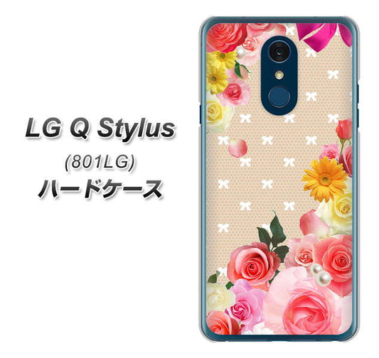 Y!mobile LG Q Stylus 801LG 高画質仕上げ 背面印刷 ハードケース【SC825 ロリータレース】