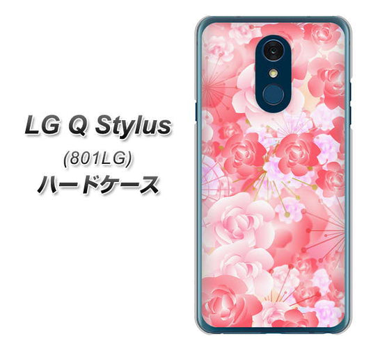 Y!mobile LG Q Stylus 801LG 高画質仕上げ 背面印刷 ハードケース【VA817 はんなり色の華】