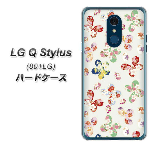 Y!mobile LG Q Stylus 801LG 高画質仕上げ 背面印刷 ハードケース【YJ326 和柄 模様】