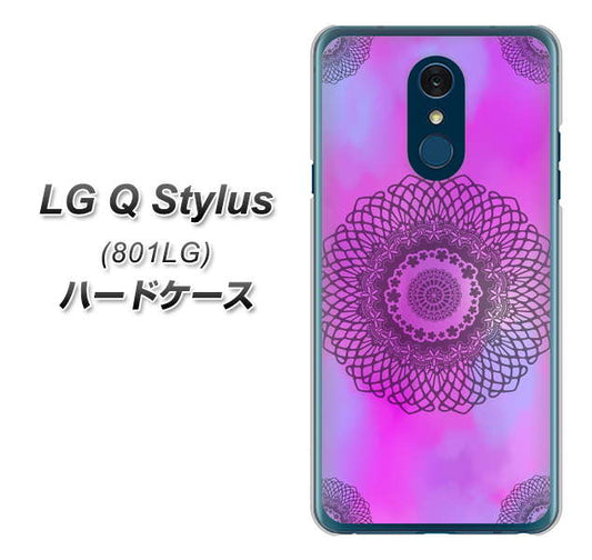 Y!mobile LG Q Stylus 801LG 高画質仕上げ 背面印刷 ハードケース【YJ344 レース】