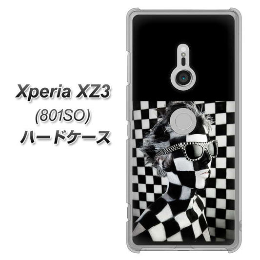 SoftBank エクスペリア XZ3 801SO 高画質仕上げ 背面印刷 ハードケース【357 bk&wh】