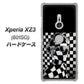 SoftBank エクスペリア XZ3 801SO 高画質仕上げ 背面印刷 ハードケース【357 bk&wh】