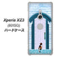 SoftBank エクスペリア XZ3 801SO 高画質仕上げ 背面印刷 ハードケース【YA953 石ドア03 素材クリア】