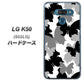 softbank LG K50 802LG 高画質仕上げ 背面印刷 ハードケース【1336 夜の蝶】