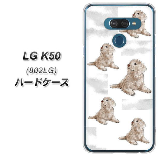softbank LG K50 802LG 高画質仕上げ 背面印刷 ハードケース【YD823 ラブラドールレトリバー04】