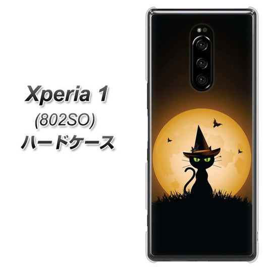 softbank エクスぺリア ワン 802SO 高画質仕上げ 背面印刷 ハードケース【440 猫の魔法使い】