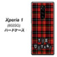 softbank エクスぺリア ワン 802SO 高画質仕上げ 背面印刷 ハードケース【547 THEチェック】