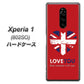 softbank エクスぺリア ワン 802SO 高画質仕上げ 背面印刷 ハードケース【SC804 ユニオンジャック ハートビンテージレッド】