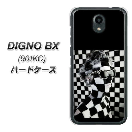 Softbank ディグノBX 901KC 高画質仕上げ 背面印刷 ハードケース【357 bk&wh】