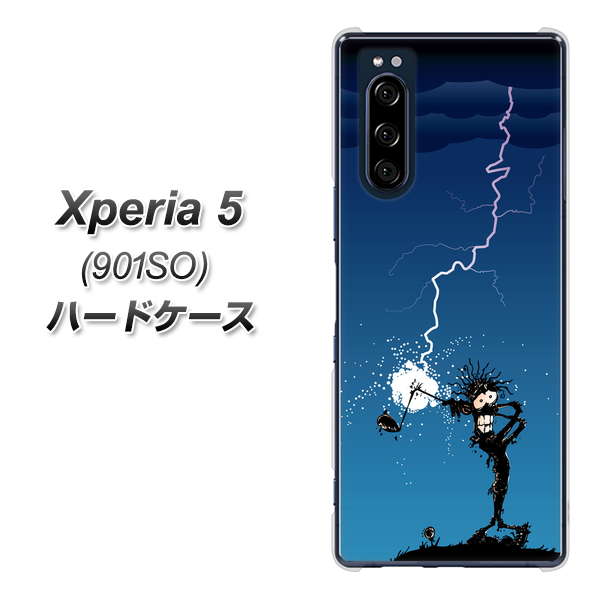 softbank エクスペリア5 901SO 高画質仕上げ 背面印刷 ハードケース【417 ゴルファーの苦難】