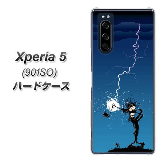 softbank エクスペリア5 901SO 高画質仕上げ 背面印刷 ハードケース【417 ゴルファーの苦難】