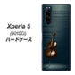 softbank エクスペリア5 901SO 高画質仕上げ 背面印刷 ハードケース【441 楽譜】