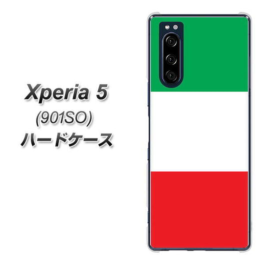 softbank エクスペリア5 901SO 高画質仕上げ 背面印刷 ハードケース【676 イタリア】