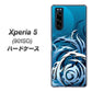 softbank エクスペリア5 901SO 高画質仕上げ 背面印刷 ハードケース【731 ドラゴンサークル】