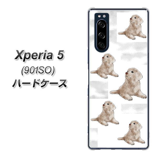 softbank エクスペリア5 901SO 高画質仕上げ 背面印刷 ハードケース【YD823 ラブラドールレトリバー04】