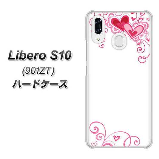 Y!mobile リベロS10 901ZT 高画質仕上げ 背面印刷 ハードケース【365 ハートフレーム】