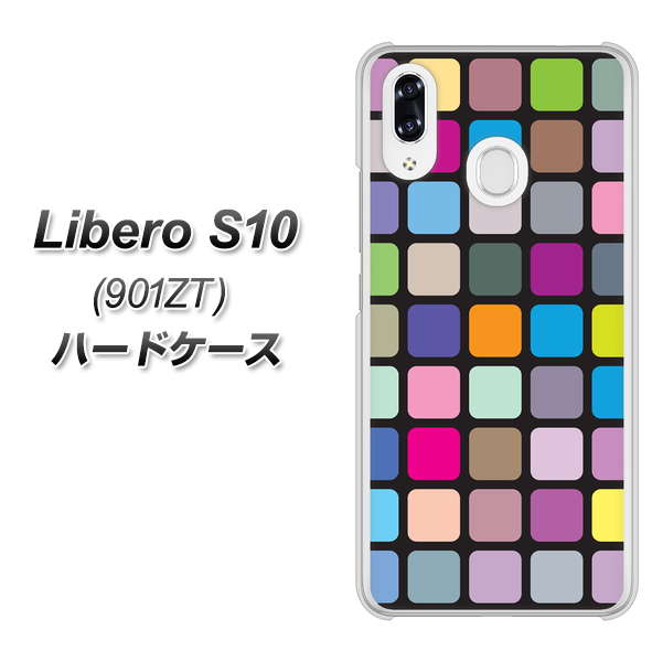 Y!mobile リベロS10 901ZT 高画質仕上げ 背面印刷 ハードケース【509 カラースクエア】