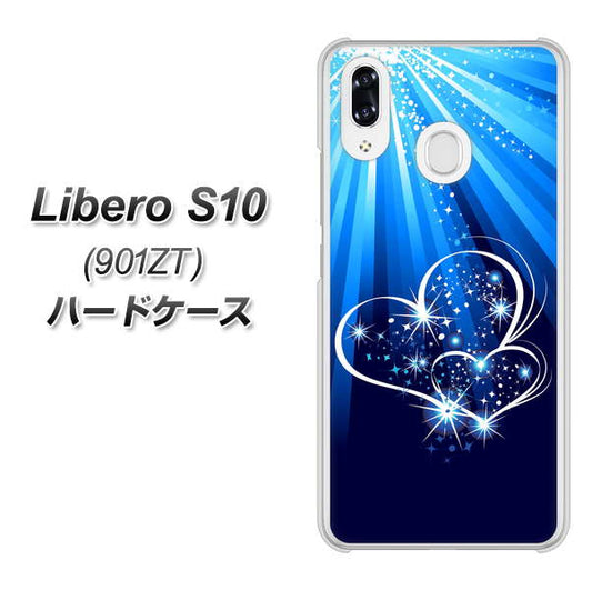 Y!mobile リベロS10 901ZT 高画質仕上げ 背面印刷 ハードケース【702 スイミングハート】