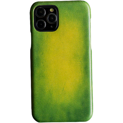 iPhone XS Max スマホケース まるっと全貼り 姫路レザー グラデーションレザー