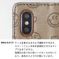 Galaxy A41 SCV48 au スマホケース 手帳型 ニコちゃん ハート デコ ラインストーン バックル