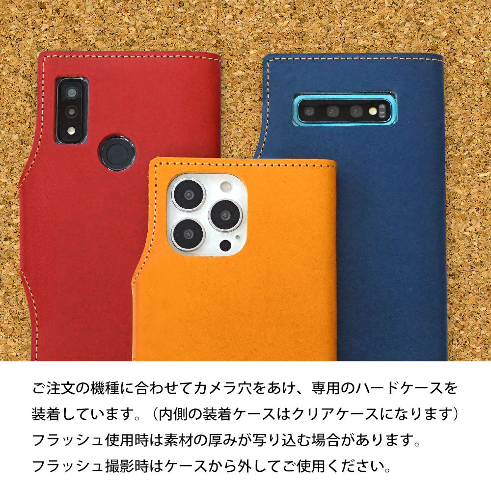 Android One S10 Y!mobile スマホケース 手帳型 ベルト付き ベルト一体型 本革 栃木レザー Sジーンズ 2段ポケット