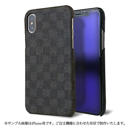 AQUOS wish SHG06 au チェックパターンまるっと全貼りハードケース