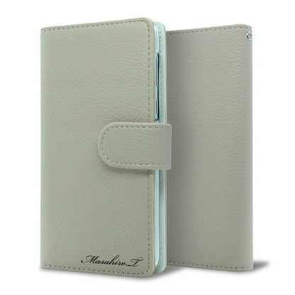 Mi 10 Lite 5G XIG01 au 【名入れ】レザーハイクラス 手帳型ケース 耐衝撃