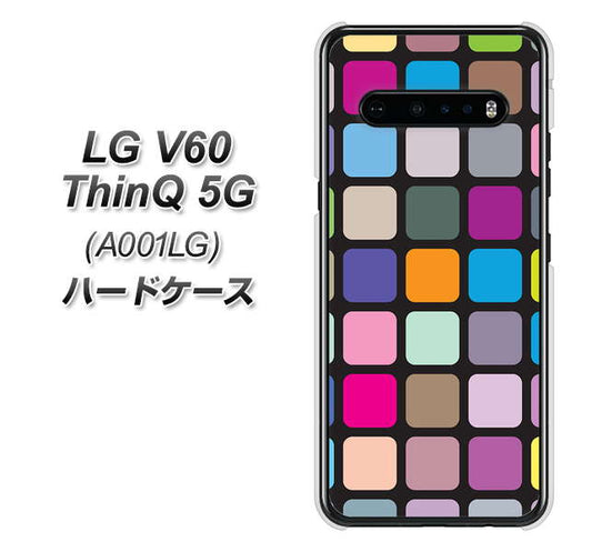 SoftBank LG V60 ThinQ 5G A001LG 高画質仕上げ 背面印刷 ハードケース【509 カラースクエア】