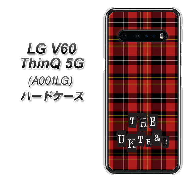 SoftBank LG V60 ThinQ 5G A001LG 高画質仕上げ 背面印刷 ハードケース【547 THEチェック】