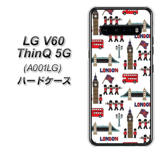 SoftBank LG V60 ThinQ 5G A001LG 高画質仕上げ 背面印刷 ハードケース【EK811 ロンドンの街】