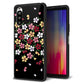 Y!mobile エクスペリア10 II A001SO 強化ガラス＆TPUスマホケース ガラプリ【YJ323 和柄 なでしこ】