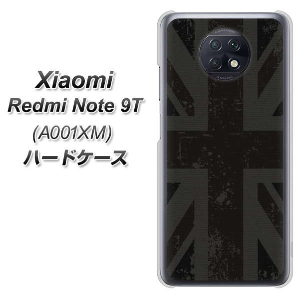 SoftBank Xiaomi（シャオミ）Redmi Note 9T A001XM 高画質仕上げ 背面印刷 ハードケース【505 ユニオンジャック ダーク】