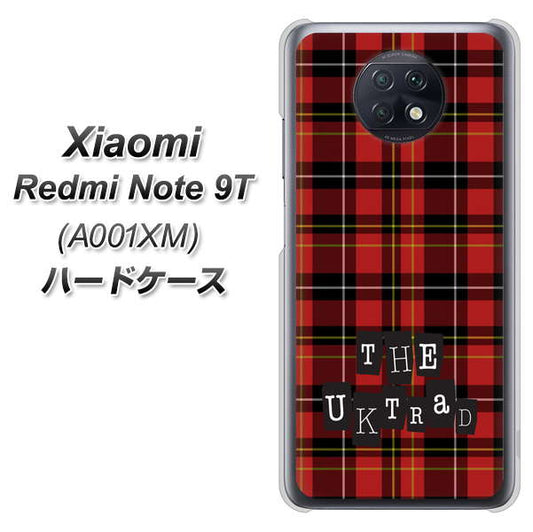SoftBank Xiaomi（シャオミ）Redmi Note 9T A001XM 高画質仕上げ 背面印刷 ハードケース【547 THEチェック】