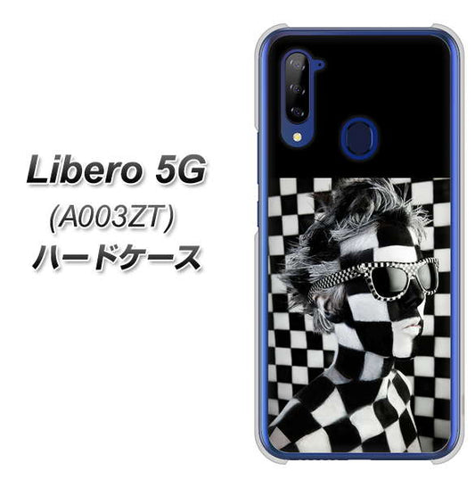 Y!mobile ZTE リベロ5G A003ZT 高画質仕上げ 背面印刷 ハードケース【357 bk&wh】