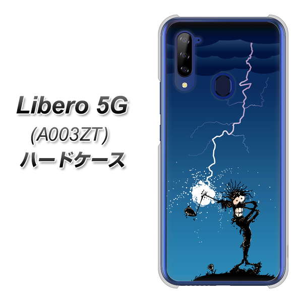 Y!mobile ZTE リベロ5G A003ZT 高画質仕上げ 背面印刷 ハードケース【417 ゴルファーの苦難】