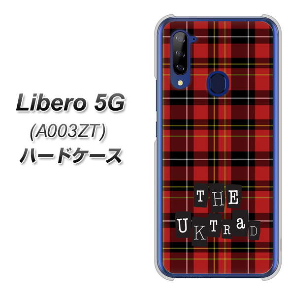 Y!mobile ZTE リベロ5G A003ZT 高画質仕上げ 背面印刷 ハードケース【547 THEチェック】