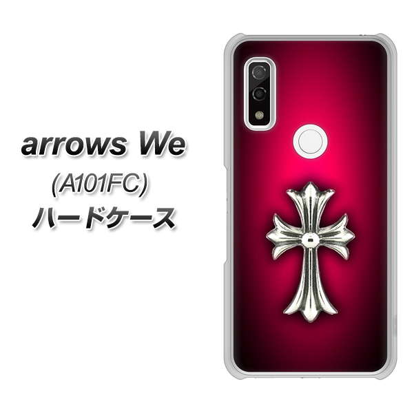 arrows We A101FC 高画質仕上げ 背面印刷 ハードケース【249 クロスレッド】