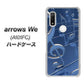 arrows We A101FC 高画質仕上げ 背面印刷 ハードケース【286 3D 音符】