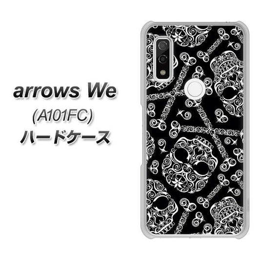 arrows We A101FC 高画質仕上げ 背面印刷 ハードケース【363 ドクロの刺青】
