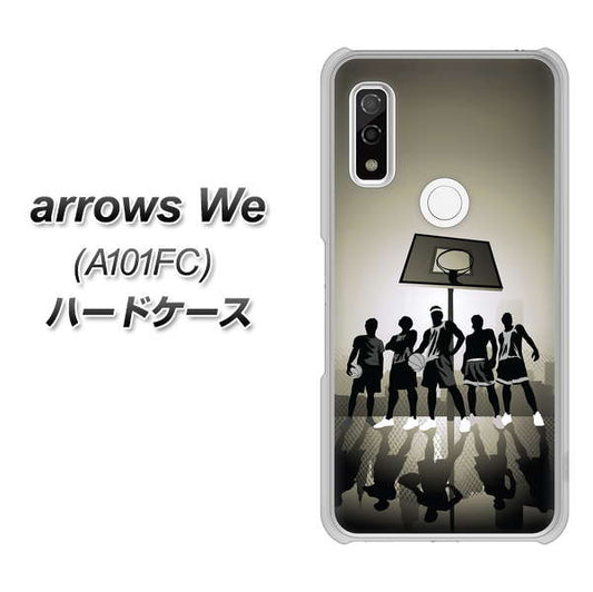 arrows We A101FC 高画質仕上げ 背面印刷 ハードケース【389 クールバスケ】