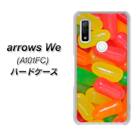 arrows We A101FC 高画質仕上げ 背面印刷 ハードケース【449 ジェリービーンズ】
