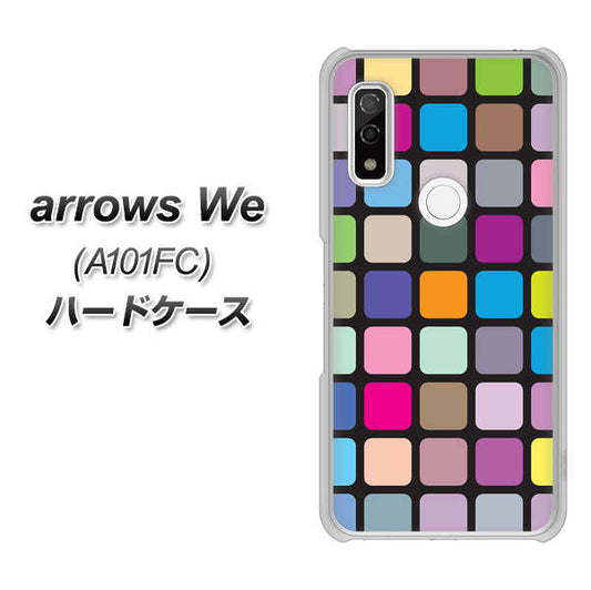 arrows We A101FC 高画質仕上げ 背面印刷 ハードケース【509 カラースクエア】