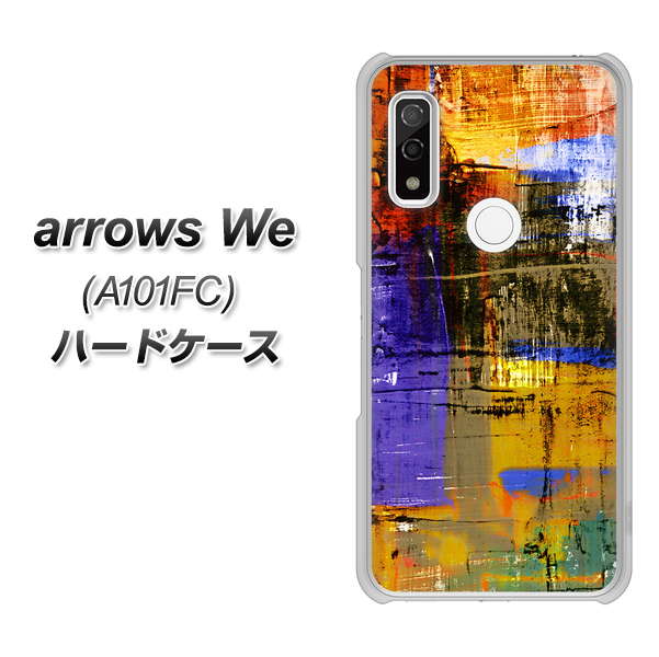 arrows We A101FC 高画質仕上げ 背面印刷 ハードケース【609 クラッシュアートBL】