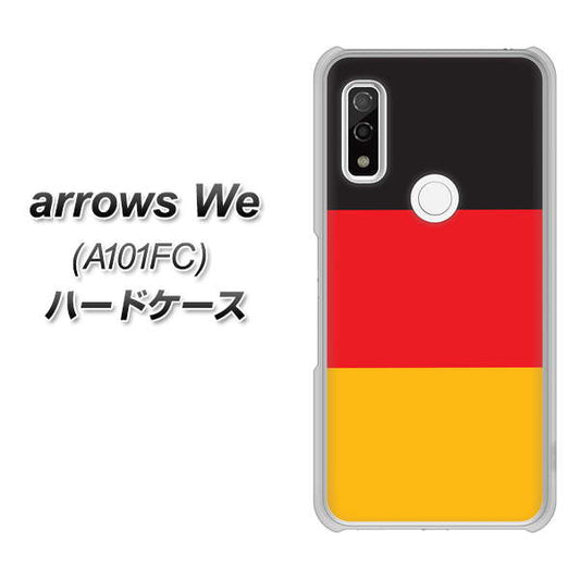 arrows We A101FC 高画質仕上げ 背面印刷 ハードケース【675 ドイツ】