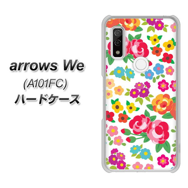 arrows We A101FC 高画質仕上げ 背面印刷 ハードケース【776 5月のフラワーガーデン】