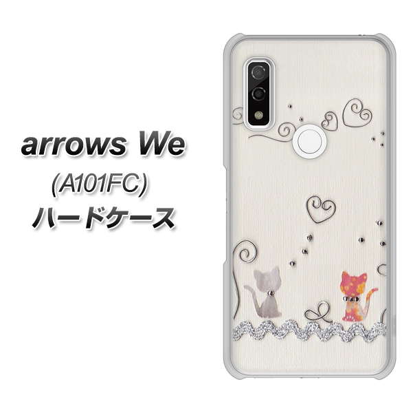 arrows We A101FC 高画質仕上げ 背面印刷 ハードケース【1103 クラフト写真ネコ】