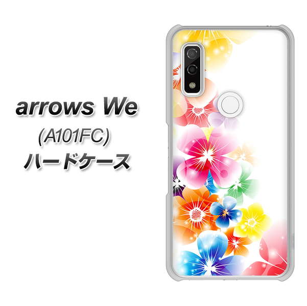 arrows We A101FC 高画質仕上げ 背面印刷 ハードケース【1209 光と花】